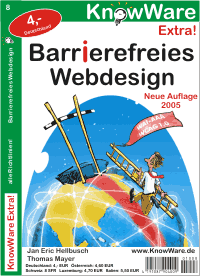 Cover: 'Barrierefreies Webdesign &mdash; alle WAI-Richtlinien' von Jan Eric Hellbusch und Thomas Mayer